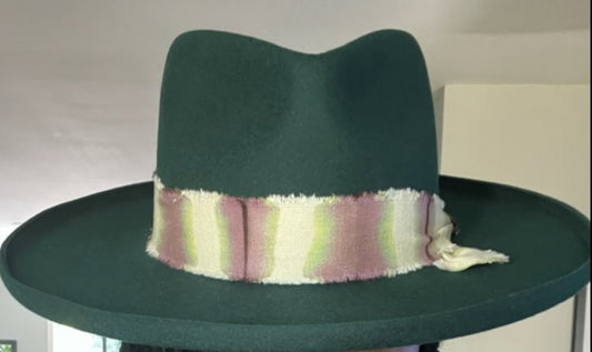 Rozay Green Fedora