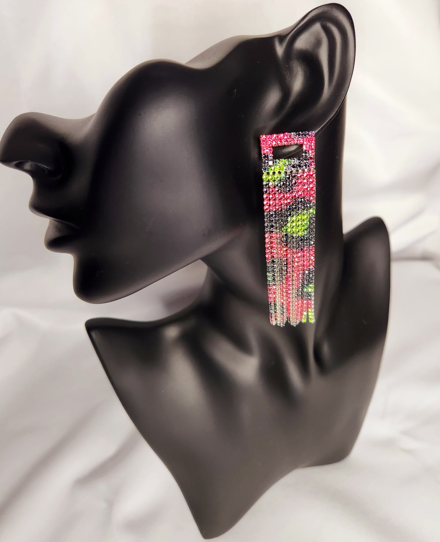 Rhinestone Dangle Earrings