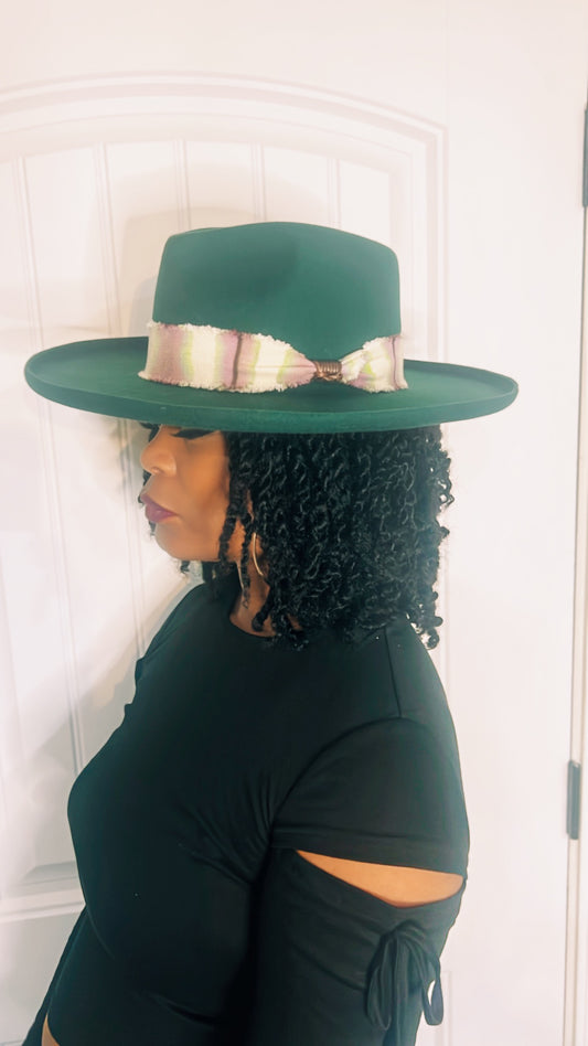 Rozay Green Fedora