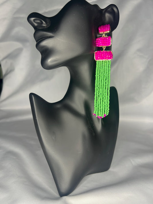 Watermelon Dangle Earrings