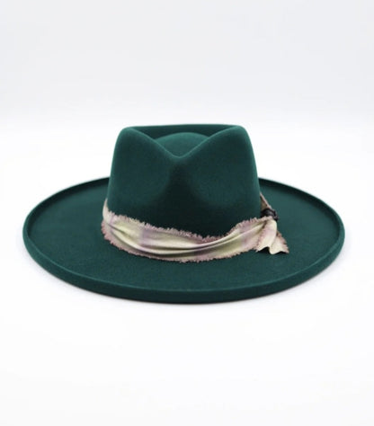 Rozay Green Fedora